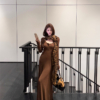 BY31928# 復古性感顯瘦針織魚尾洋裝